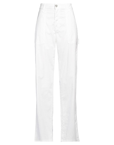 JACOB COHЁN Pantalone Bianco 95% Cotone, 4% Seta, 1% Elastan