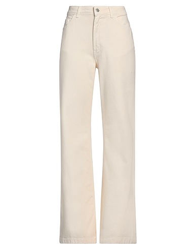 HAVEONE Hosen Elfenbein 100% Baumwolle
