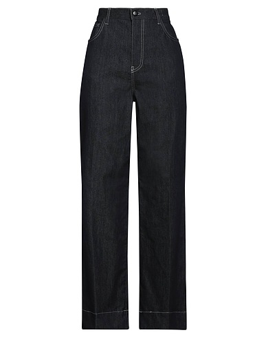 EMMA & GAIA Denim trousers Blue 76% Cotton, 23% Polyester, 1% Elastane