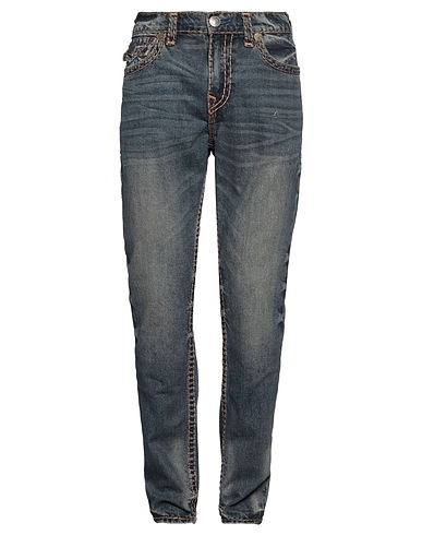 TRUE RELIGION Denim trousers Blue 99% Cotton, 1% Elastane