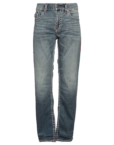 TRUE RELIGION Denim pants Blue 78% Cotton, 21% Repreve®, 1% Elastane