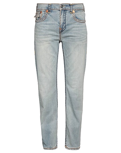 TRUE RELIGION Denim trousers Blue 99% Cotton, 1% Elastane