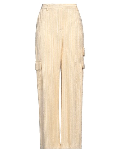 HANAMI D'OR Casual trouser Cream 100% Viscose