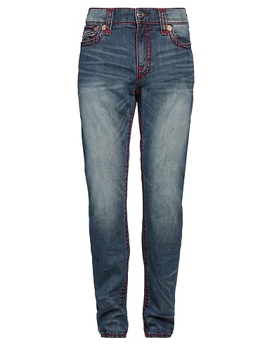 TRUE RELIGION Denim trousers Blue 99% Cotton, 1% Elastane