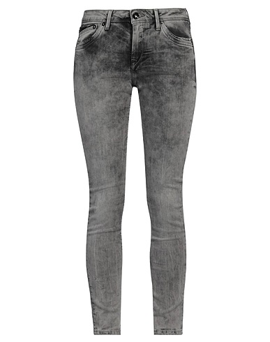 PEPE JEANS Denim trousers Grey 97% Cotton, 3% Elastane