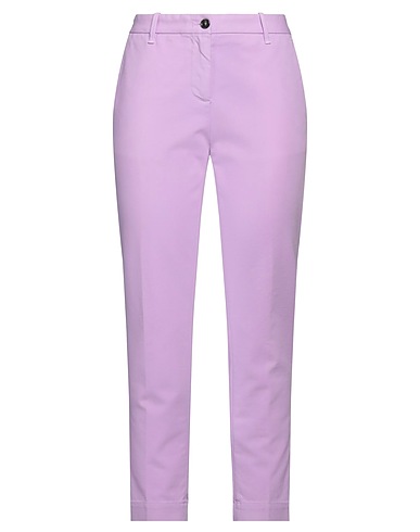 NINE IN THE MORNING Casual pants Lilac 96% Cotton, 4% Elastane
