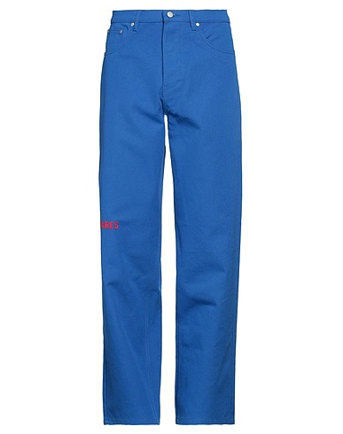 PLEASURES Casual trouser Azure 94% Cotton, 5% Rayon, 1% Polyester