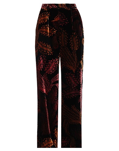 IVI COLLECTION Casual trouser Black 77% Rayon, 23% Polyester