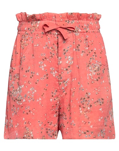 ISABEL MARANT Shorts & Bermuda Coral 76% Cotton, 24% Silk