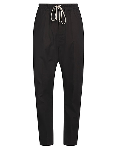 RICK OWENS Casual trouser Black 100% Cotton