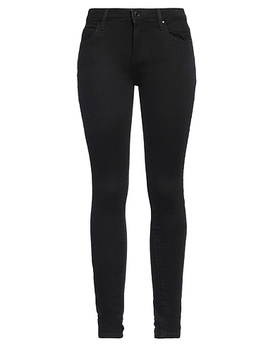 GUESS Denim trousers Black 92% Cotton, 7% Elastomultiester, 1% Elastane
