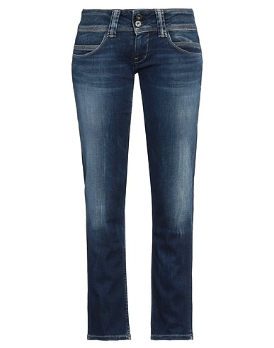 PEPE JEANS Denim trousers Blue 92% Cotton, 6% Polyester, 2% Elastane