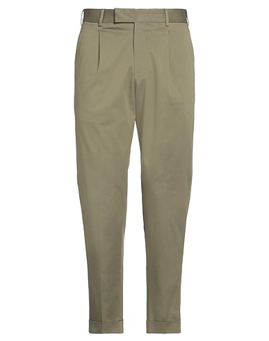 PT Torino Pantalon Vert militaire 60% Coton, 40% Lin