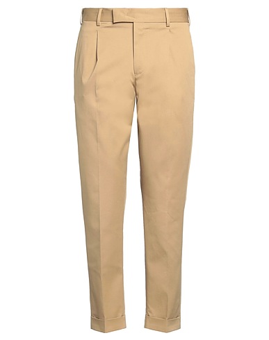 PT Torino Casual trouser Beige 60% Cotton, 40% Linen