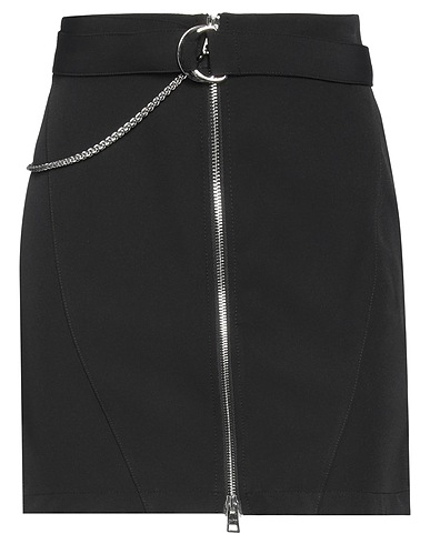 LA HAINE INSIDE US Mini skirt Black 95% Polyester, 5% Elastane