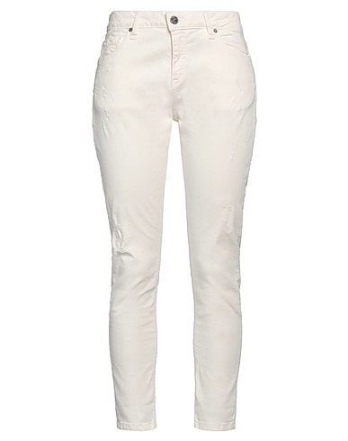 BSB Pantalone Panna 98% Cotone, 2% Elastan