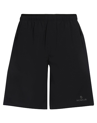 MONCLER Shorts & Bermuda Black 84% Polyamide, 16% Elastane