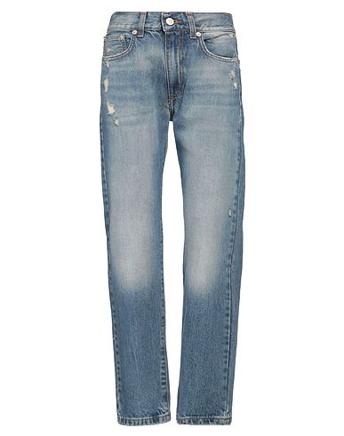 VICOLO Denim trousers Blue 100% Cotton
