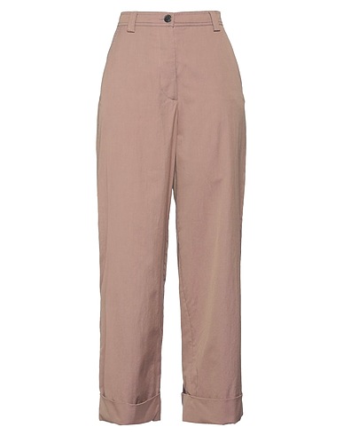 DRIES VAN NOTEN Pantalone Rosa antico 100% Cotone