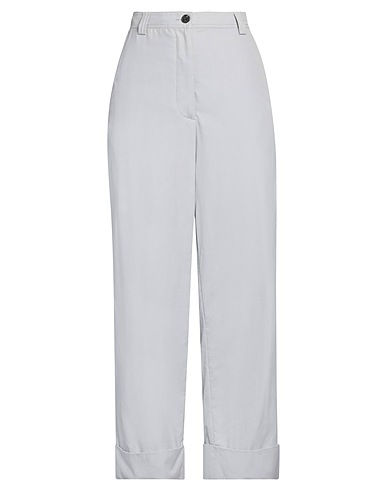 DRIES VAN NOTEN Casual trouser Light grey 100% Cotton