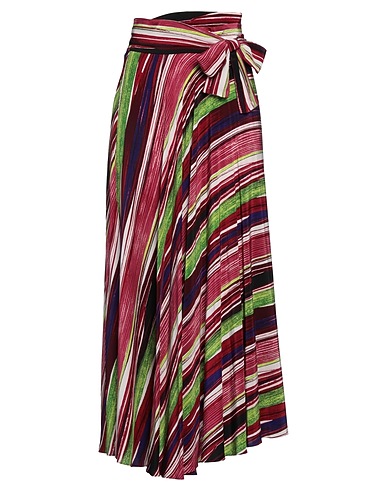 DIANE VON FURSTENBERG Gonna lunga Mattone 100% Viscosa