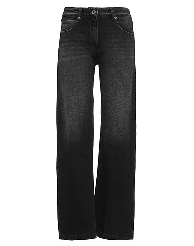 VICOLO Denim trousers Black 100% Cotton