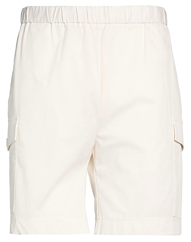 BRIAN DALES Шорты и бермуды Слоновая кость 51% Хлопок, 45% Полиамид, 4% Эластан