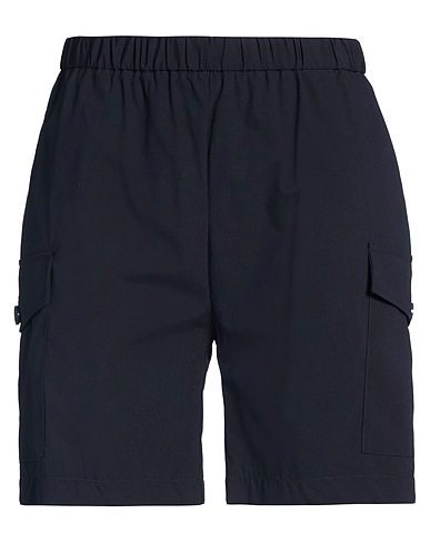 BRIAN DALES Shorts & Bermuda Midnight blue 51% Cotton, 45% Polyamide, 4% Elastane