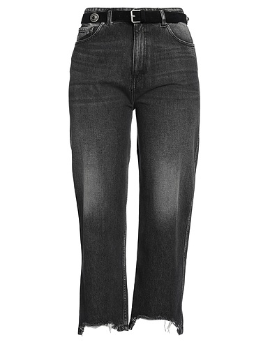 VICOLO Denim trousers Black 100% Cotton