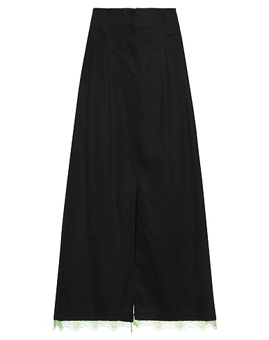PINK MEMORIES Maxi Skirts Black 100% Cotton