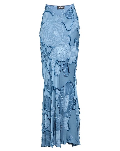 ETRO BOTTOMWEAR Slate blue 100% Viscose