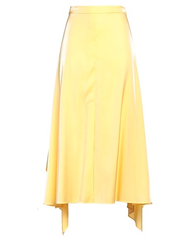 AERON Midi skirt Yellow 68% Viscose, 32% Polyester, Elastane