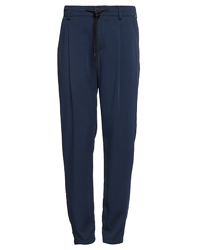 SPARVIERI Casual trouser Navy blue 96% Polyester, 4% Elastane
