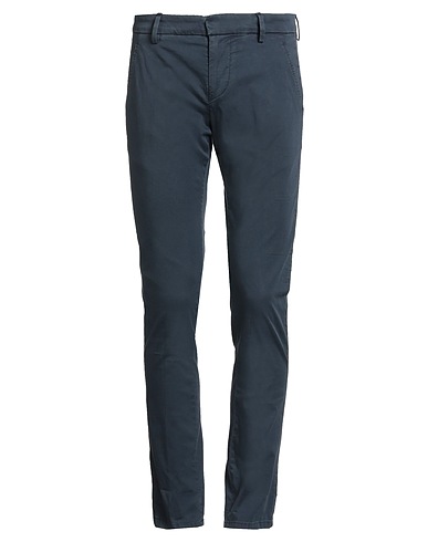 DONDUP Casual trouser Navy blue 63% Cotton, 17% Polyamide, 16% Polyester, 4% Elastane