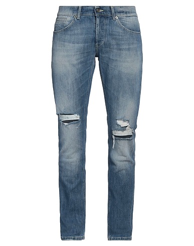 DONDUP Denim pants Blue 89% Cotton, 11% Elastomultiester