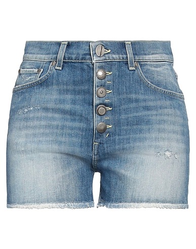 DONDUP Denim shorts Blue 89% Cotton, 11% Elastomultiester