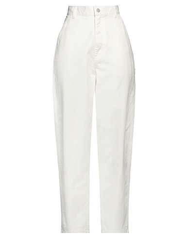 CARHARTT Casual pants Ivory 100% Cotton