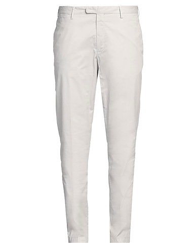 DEVORE INCIPIT Casual trouser Light grey 96% Cotton, 4% Elastane