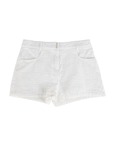 GIVENCHY Shorts & Bermuda White 100% Cotton