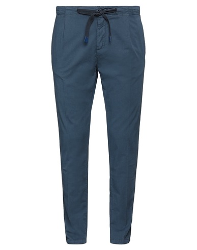 ENTRE AMIS Casual trouser Navy blue 51% Cotton, 47% Lyocell, 2% Elastane