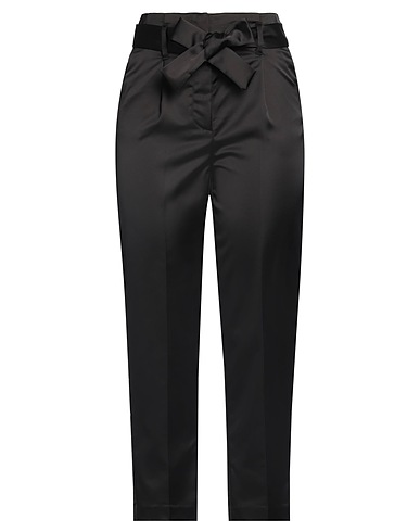KAOS Casual pants Black 97% Polyester, 3% Elastane