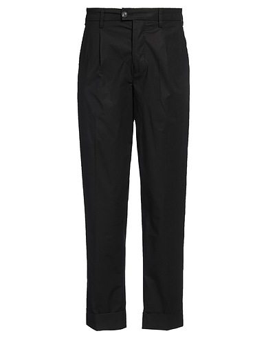 RE_HASH Casual trouser Black 72% Lyocell, 24% Cotton, 4% Elastane