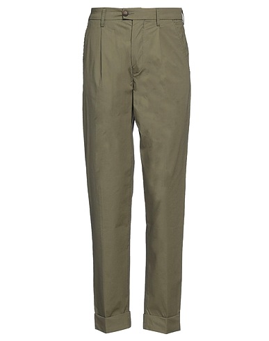 RE_HASH Pantalone Verde militare 72% Lyocell, 24% Cotone, 4% Elastan