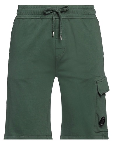 C.P. COMPANY Shorts & Bermuda Green 100% Cotton