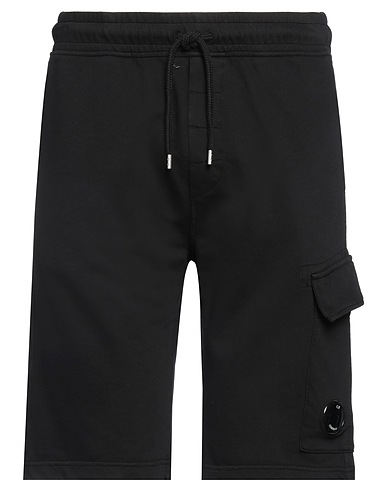 C.P. COMPANY Shorts & Bermuda Black 100% Cotton