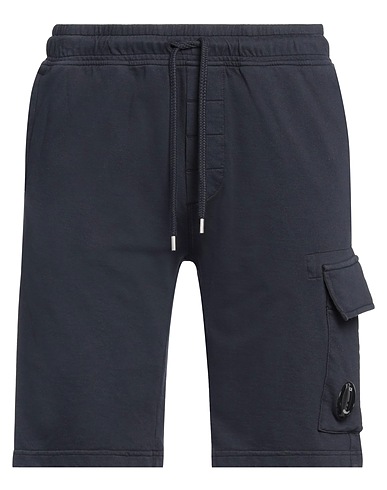 C.P. COMPANY Shorts & Bermuda Midnight blue 100% Cotton