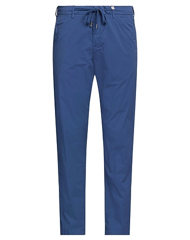 MYTHS Casual pants Blue 97% Cotton, 3% Elastane