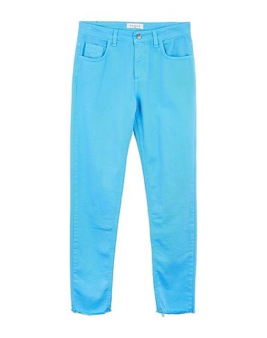 GAëLLE Paris Casual trouser Azure 100% Cotton