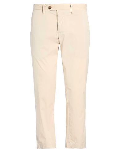 MYTHS Casual trouser Beige 58% Cotton, 38% Nylon, 4% Elastane
