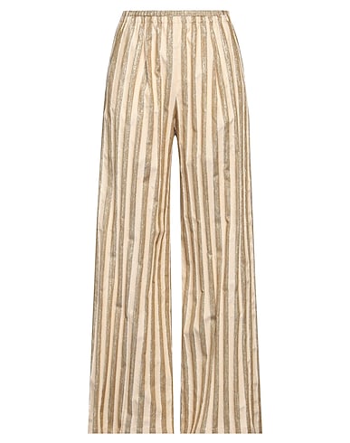 FORTE_FORTE パンツ ポリエステル 32% / 合成繊維 30% / コットン 18% / リネン 15% / 金属化ポリエステル 5%